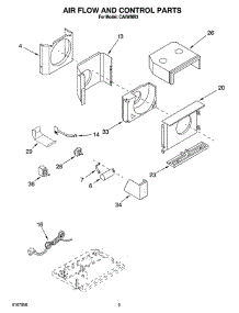 02 - Air Flow And Control Parts parts for Whirlpool Air Conditioner CA6WMR3 from AppliancePartsPros.com