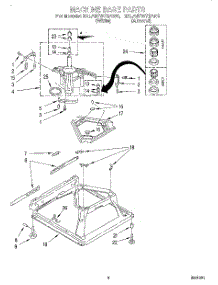 06 - Machine Base parts for Whirlpool Washer 3XLA87W72AN0 from AppliancePartsPros.com