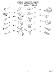 08 - Wiring Harness parts for Kitchenaid Washer KAWL510BAL0 from AppliancePartsPros.com