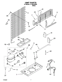 04 - Unit Parts parts for Whirlpool Refrigerator CT16SKXRQ00 from AppliancePartsPros.com