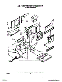 03 - Air Flow And Control parts for Whirlpool Air Conditioner BHAC0500XS0 from AppliancePartsPros.com