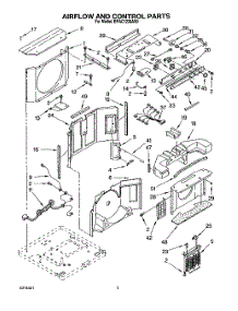 02 - Airflow And Control parts for Whirlpool Air Conditioner BPAC1230AS0 from AppliancePartsPros.com