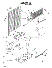 04 - Unit Parts parts for Whirlpool Refrigerator ST14CKXKQ03 from AppliancePartsPros.com