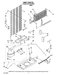 04 - Unit Parts parts for Maytag Refrigerator MTB1452VRW00 from AppliancePartsPros.com