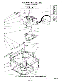 07 - Machine parts for Whirlpool Washer LA3400XMW2 from AppliancePartsPros.com