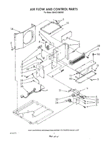 03 - Air Flow And Control parts for Whirlpool Air Conditioner BHAC1000XS0 from AppliancePartsPros.com