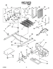 09 - Unit Parts parts for Whirlpool Refrigerator IRQ226300 from AppliancePartsPros.com