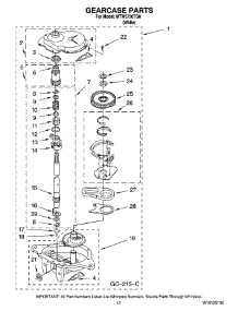 08 - Gearcase Parts, Optional Parts (Not Included) parts for Maytag Washer MTW5730TQ0 from AppliancePartsPros.com