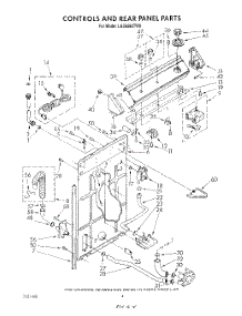 03 - Controls And Rear Panel parts for Whirlpool Washer LA5668XTW0 from AppliancePartsPros.com