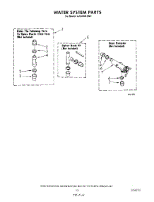 11 - Water System parts for Whirlpool Washer LA5300XSW2 from AppliancePartsPros.com