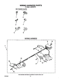 09 - Wiring Harness parts for Whirlpool Washer LA6058XTG1 from AppliancePartsPros.com