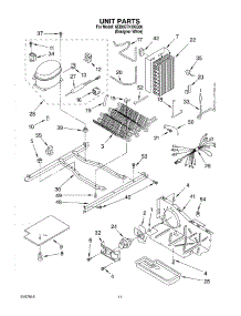 07 - Unit parts for Whirlpool Refrigerator 6ED0GTKXKQ00 from AppliancePartsPros.com