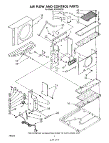 03 - Air Flow And Control parts for Whirlpool Air Conditioner ACW082XS0 from AppliancePartsPros.com