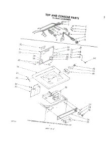 03 - Top And Console parts for Whirlpool Washer LC4500XMW1 from AppliancePartsPros.com
