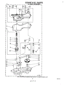 07 - Gear Case parts for Whirlpool Washer LA6700XKW1 from AppliancePartsPros.com