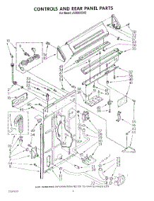 03 - Controls And Rear Panel parts for Whirlpool Washer LA9800XSW2 from AppliancePartsPros.com