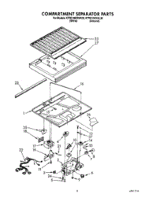 03 - Compartment Separator parts for Kitchenaid Refrigerator KTRC18KXAL30 from AppliancePartsPros.com
