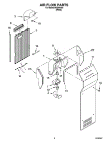 04 - Air Flow Parts parts for Whirlpool Refrigerator INS204300 from AppliancePartsPros.com