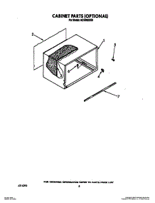 06 - Cabinet (Optional) parts for Whirlpool Air Conditioner ACU082XX0 from AppliancePartsPros.com