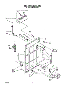 03 - Rear Panel parts for Kitchenaid Washer KAWE764WAL2 from AppliancePartsPros.com