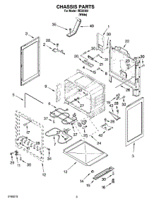 03 - Chassis Parts parts for Whirlpool Range IRE82302 from AppliancePartsPros.com
