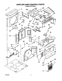 02 - Airflow And Control parts for Whirlpool Air Conditioner ACR124XA0 from AppliancePartsPros.com