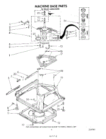 08 - Machine Base parts for Whirlpool Washer LA5950XSW0 from AppliancePartsPros.com