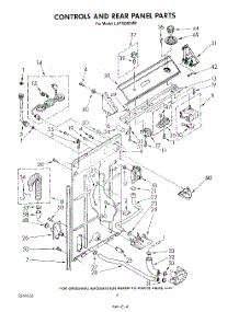 03 - Controls And Rear Panel parts for Whirlpool Washer LA7780XSW0 from AppliancePartsPros.com