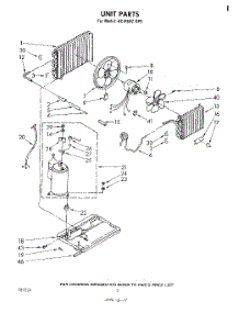 02 - Unit parts for Whirlpool Air Conditioner ACP602XP0 from AppliancePartsPros.com