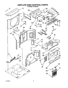 02 - Airflow And Control parts for Whirlpool Air Conditioner AR1230XA0 from AppliancePartsPros.com