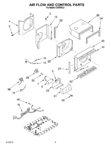 02 - Air Flow And Control parts for Whirlpool Air Conditioner CA5WML0 from AppliancePartsPros.com