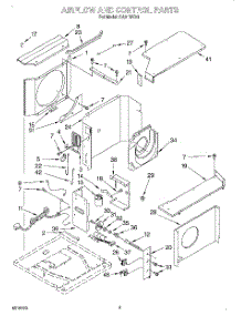 02 - Airflow And Control parts for Whirlpool Air Conditioner CA21WC51 from AppliancePartsPros.com