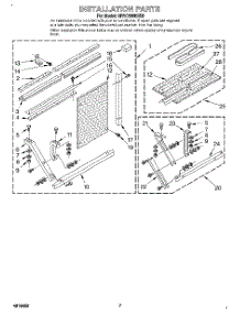 05 - Installation parts for Whirlpool Air Conditioner BPAC1800BS0 from AppliancePartsPros.com