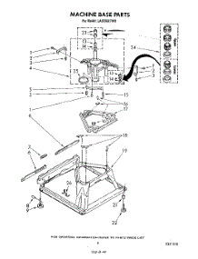 07 - Machine Base parts for Whirlpool Washer LA5330XTW0 from AppliancePartsPros.com