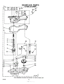 08 - Gearcase parts for Whirlpool Washer LHC4900W1 from AppliancePartsPros.com