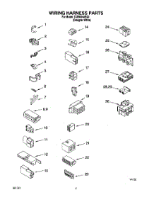 06 - Wiring Harness parts for Whirlpool Washer 7LSR8244EQ0 from AppliancePartsPros.com