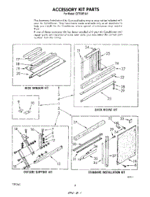 04 - Accessory Kit parts for Whirlpool Air Conditioner CET08E1A1 from AppliancePartsPros.com