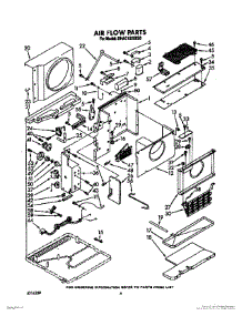 03 - Air Flow parts for Whirlpool Air Conditioner BHAC1250XS0 from AppliancePartsPros.com