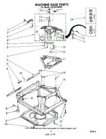 07 - Machine Base parts for Whirlpool Washer LA5460XMW0 from AppliancePartsPros.com