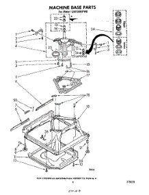 07 - Machine Base parts for Whirlpool Washer LA5530XPW0 from AppliancePartsPros.com