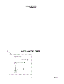 04 - Miscellaneous parts for Whirlpool Washer LBT6233DQ0 from AppliancePartsPros.com