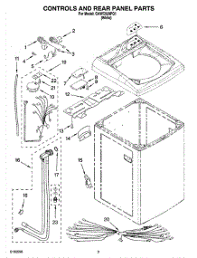 02 - Controls And Rear Panel Parts parts for Whirlpool Washer CAWC529PQ1 from AppliancePartsPros.com