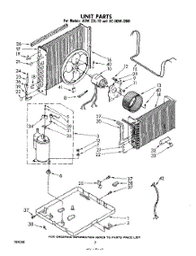 02 - Section parts for Whirlpool Air Conditioner ACE094XM0 from AppliancePartsPros.com