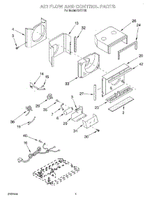 03 - Air Flow And Control parts for Whirlpool Air Conditioner RA71G0 from AppliancePartsPros.com