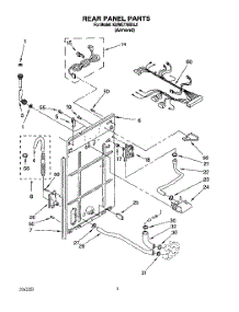 02 - Rear Panel parts for Kitchenaid Washer KAWE778BAL0 from AppliancePartsPros.com