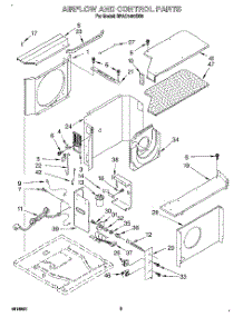 02 - Air Flow And Control parts for Whirlpool Air Conditioner BPAC1400BS0 from AppliancePartsPros.com