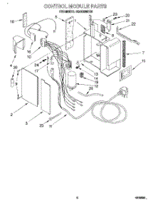 04 - Control Module parts for Whirlpool Air Conditioner 3QACM09DD3 from AppliancePartsPros.com