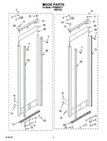 03 - Door Parts parts for Whirlpool Personal Valet System PVWM600LY1 from AppliancePartsPros.com