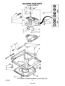 07 - Machine Base parts for Whirlpool Washer LA5430XPW5 from AppliancePartsPros.com