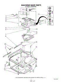07 - Machine Base parts for Whirlpool Washer LA5600XPW6 from AppliancePartsPros.com